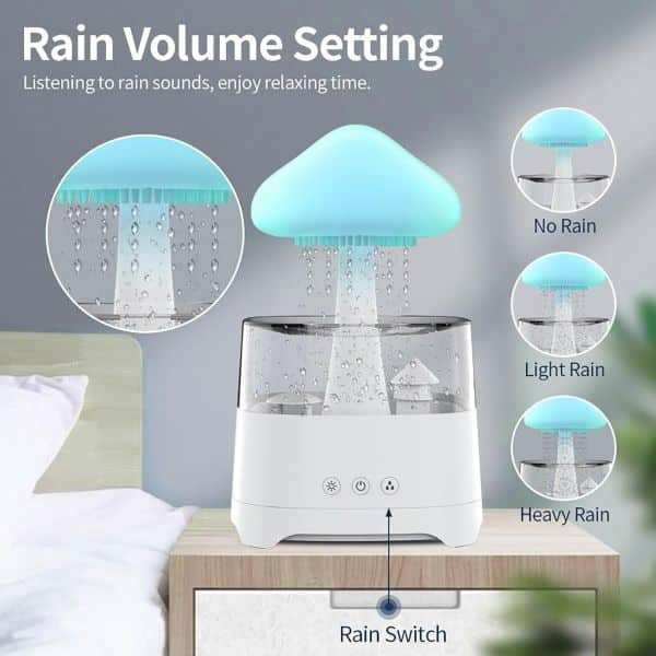 Colorful Raindrop Humidifier